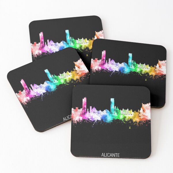 Item preview, Alicante Spain Skyline designed and sold by ArtPrints.
