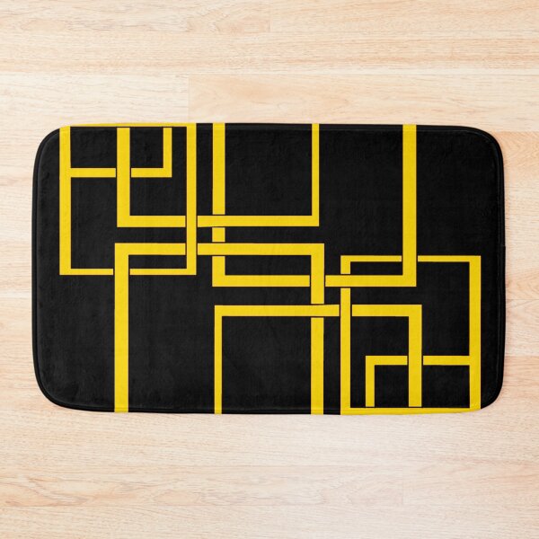 Item preview, Black and yellow shapes designed and sold by wiwiart.