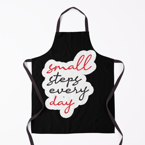 Item preview, small steps every day, motivational quote design designed and sold by adjamine.