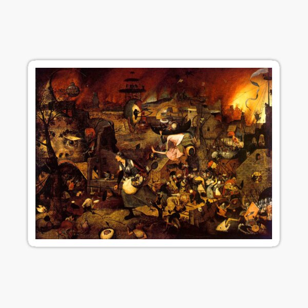 Artikel-Vorschau von Mad Meg von Hieronymus Bosch, designt und verkauft von Vintage Designs +.