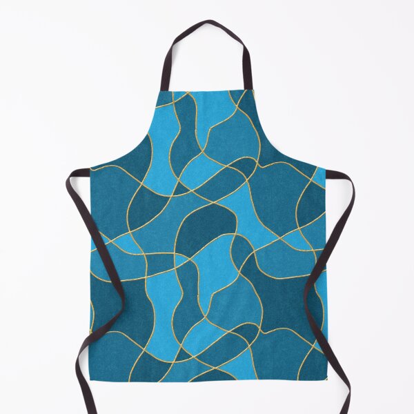 Item preview, Modern bohemian blue and teal pattern designed and sold by Fashion through the ages.