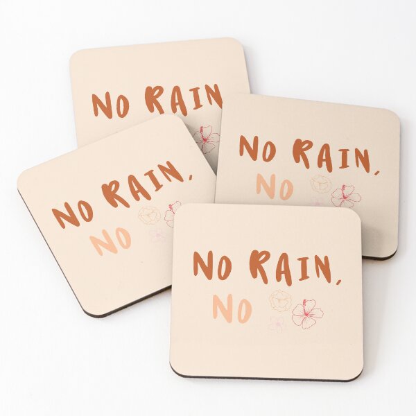 Item preview, No Rain, No Flowers - Deep Motivational Quote designed and sold by EpicCreation.