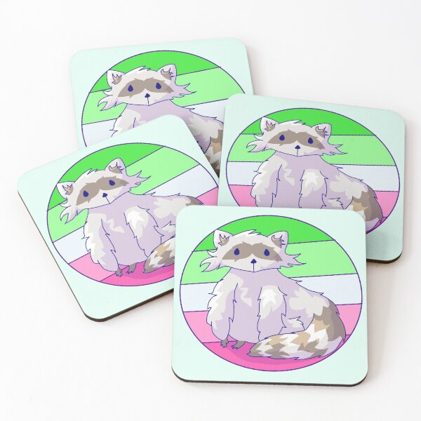 Item preview, Abrosexual Pride Racoon  designed and sold by ForTheFrogWar.