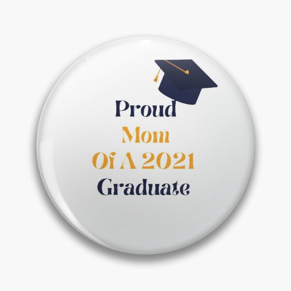 Item preview, Proud Mom Of A 2021 Graduate Womens V-Neck  designed and sold by Design optimism ★★★★★.