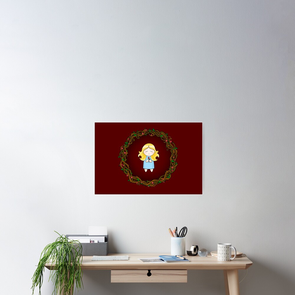 Girl In The Brambles Poster