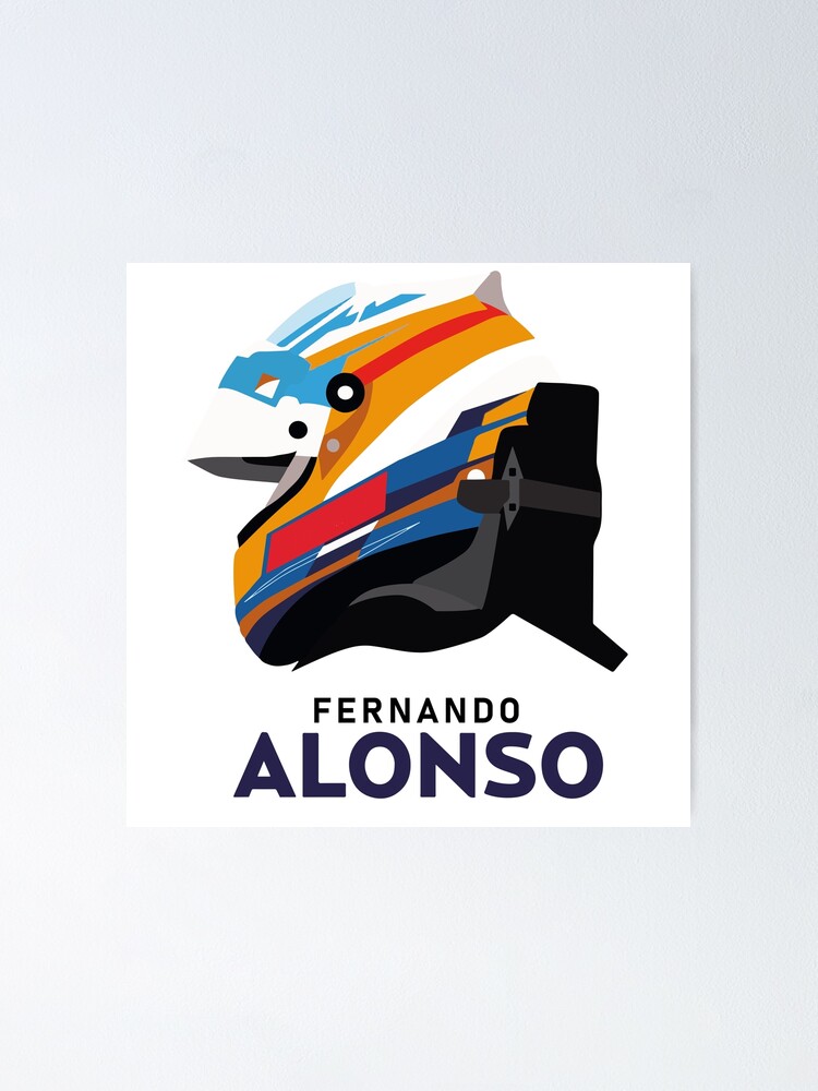 Monaco '14 Fernando Alonso Poster