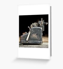 Machine Greeting Card