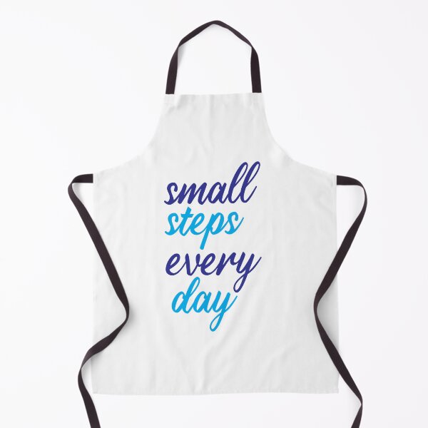 Item preview, small steps every day, motivational quote design designed and sold by adjamine.