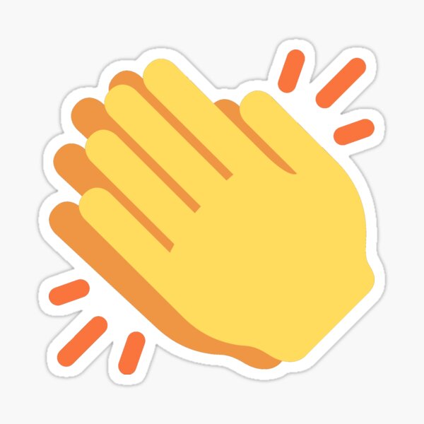 Claps No Sticker by Open English for iOS & Android