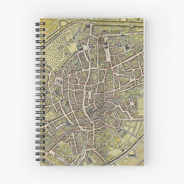Item preview, Vintage Map of Brussels Belgium (1698) designed and sold by BravuraMedia.