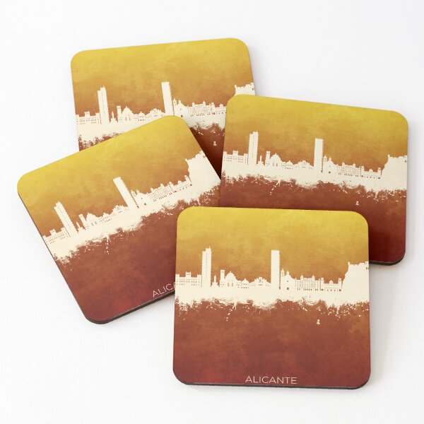 Item preview, Alicante Spain Skyline designed and sold by ArtPrints.