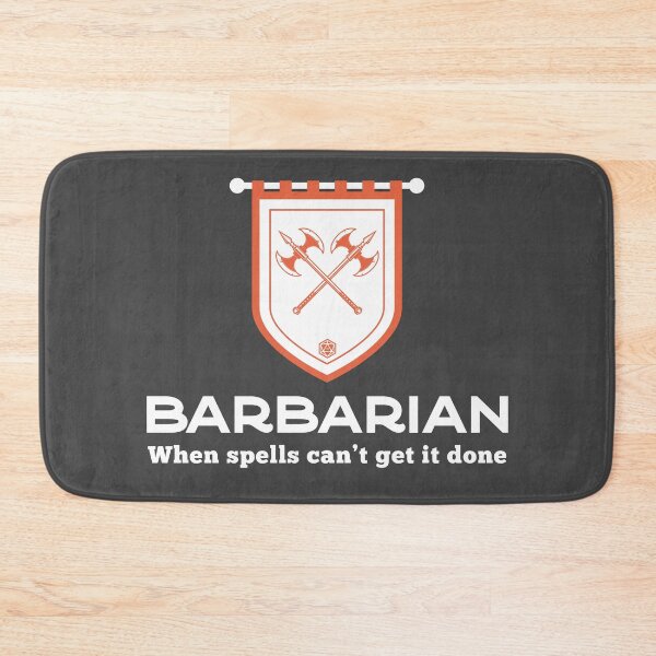 Item preview, Barbarian Class When Spells Cant designed and sold by KrisSidDesigns.