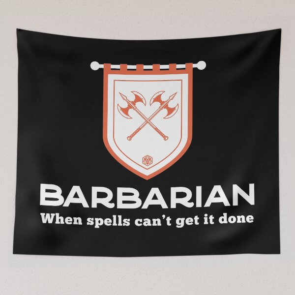 Item preview, Barbarian Class When Spells Cant designed and sold by KrisSidDesigns.