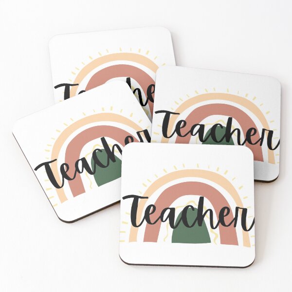 Item preview, Neutral Boho Rainbow Teacher designed and sold by beachteacher.