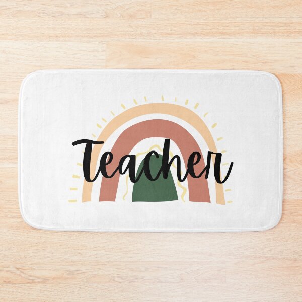 Item preview, Neutral Boho Rainbow Teacher designed and sold by beachteacher.