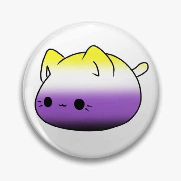 Item preview, Non-binary pride kitty designed and sold by DoodlepoodleSJ.