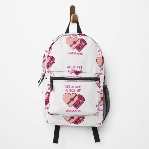 Item preview, Life is Like a Box of Chocolates. Cute stylish feminine design with two heart shaped cakes. designed and sold by Evartdesign.