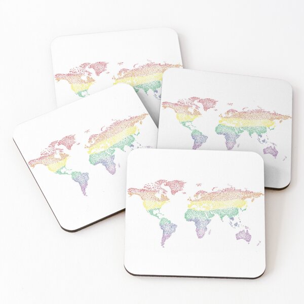 Item preview, The World of Pride: Rainbow World Map designed and sold by re-silvija.