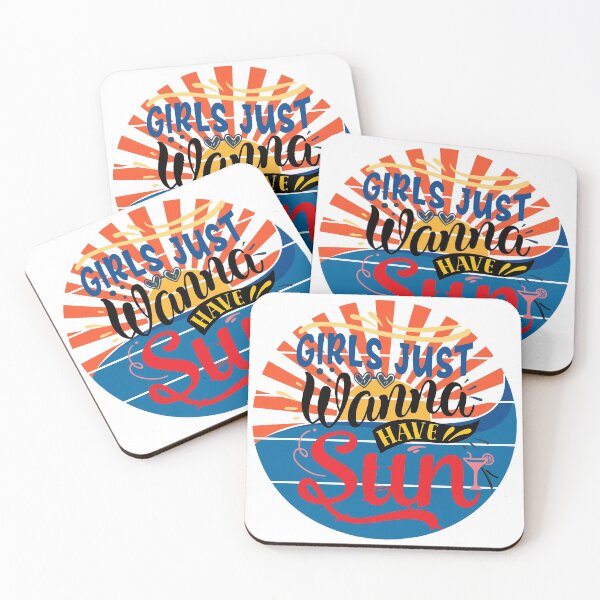 Item preview, Girls Just Wanna Have Sun in the Summer Time designed and sold by KeysTreasures.