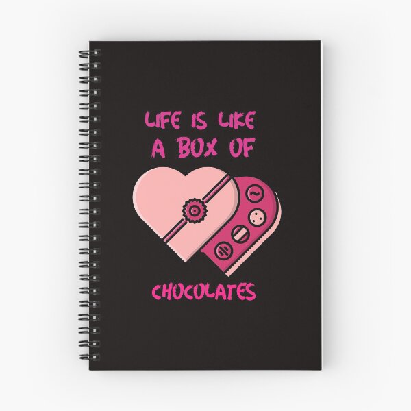 Item preview, Life is Like a Box of Chocolates. Cute stylish feminine design with two heart shaped cakes. designed and sold by Evartdesign.