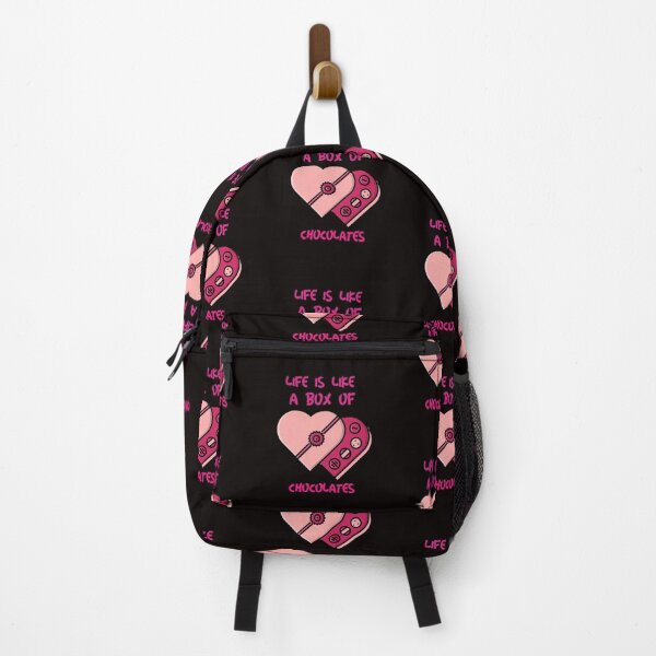 Item preview, Life is Like a Box of Chocolates. Cute stylish feminine design with two heart shaped cakes. designed and sold by Evartdesign.