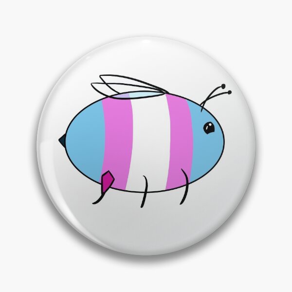 Artikelvorschau, Trans Pride Bee entworfen und verkauft von LunarDoodles.