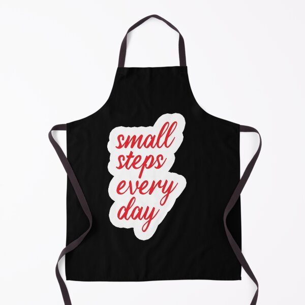 Item preview, small steps every day, motivational quote design designed and sold by adjamine.