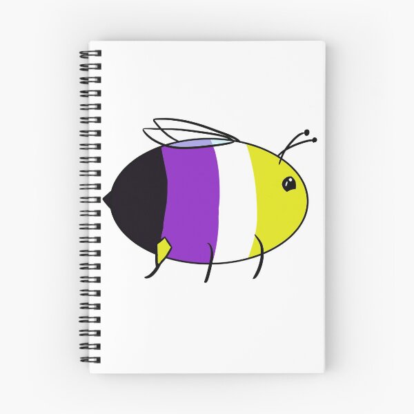 Item preview, Non-Binary Pride Bee designed and sold by LunarDoodles.