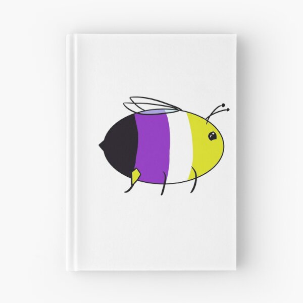 Item preview, Non-Binary Pride Bee designed and sold by LunarDoodles.