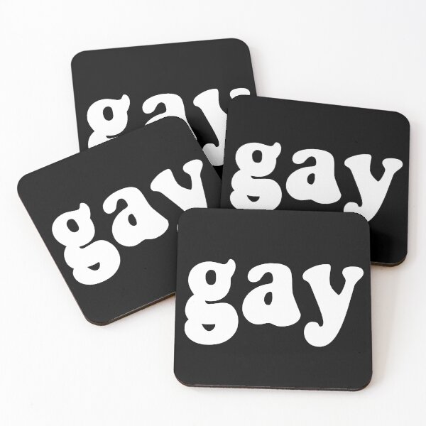 Item preview, gay (black and white bold) designed and sold by emcazalet.