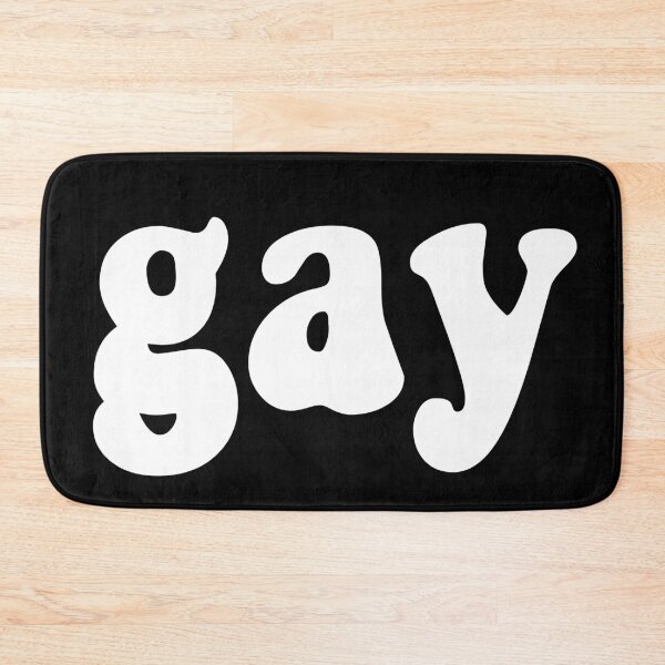 Item preview, gay (black and white bold) designed and sold by emcazalet.