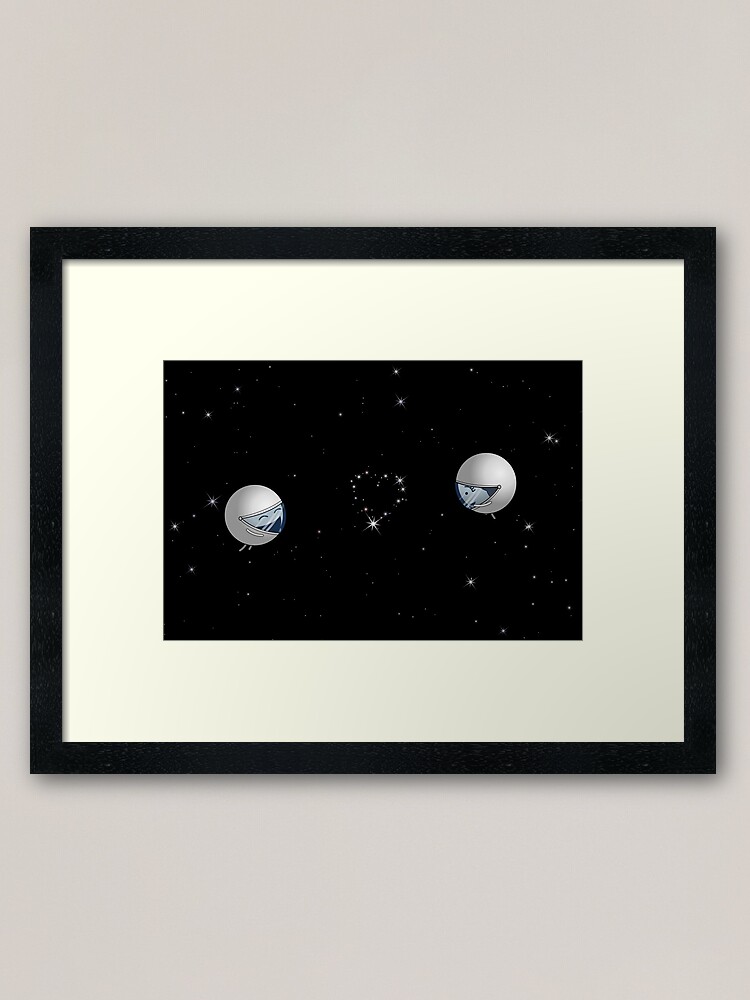 Alternate view of The Constellation "Lof" - two lof bees Framed Art Print