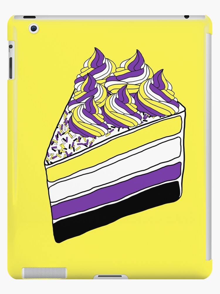 Funda y vinilo para iPad «Pastel de orgullo no binario» de loki-doki-choki  | Redbubble