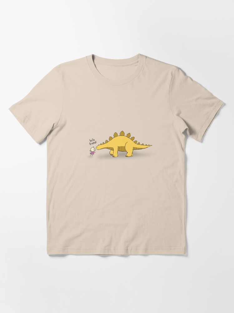 Alternate view of Hello Friend (Dinosaur) - two lof bees Essential T-Shirt