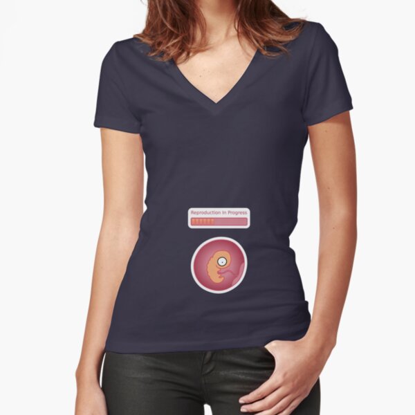 Fitted V-Neck T-Shirt