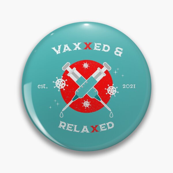 Item preview, Vaxxed & Relaxed designed and sold by Happy Puppy Print On Demand.