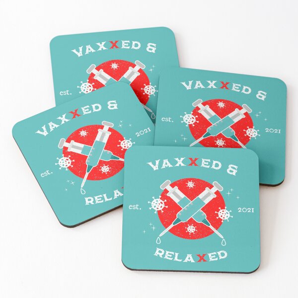 Item preview, Vaxxed & Relaxed designed and sold by Happy Puppy Print On Demand.