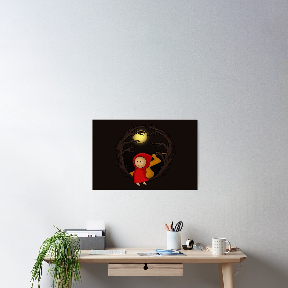 Girl In The Woods - two lof bees Poster