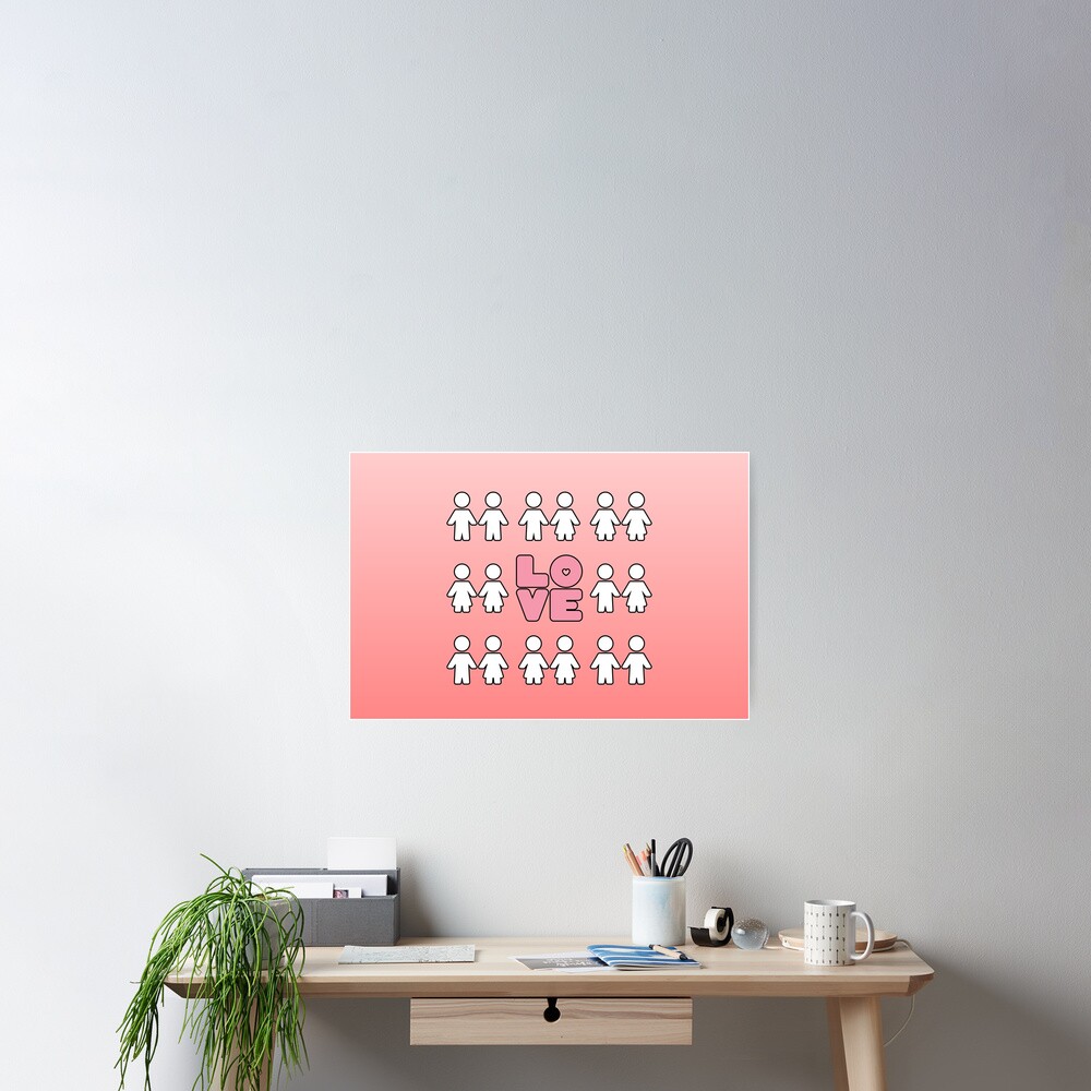 Four Letters - two lof bees Poster