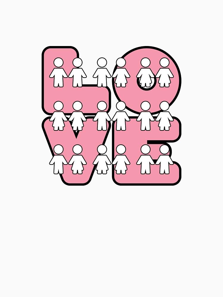 Four Letters (alternate design) - two lof bees by Cheeseness