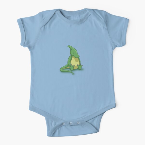 Little Parasaurolophus - two lof bees Short Sleeve Baby One-Piece