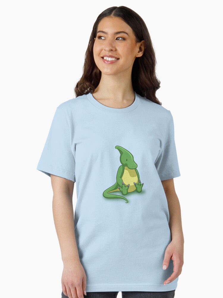 Thumbnail 2 of 7, Essential T-Shirt, Little Parasaurolophus - two lof bees designed and sold by Cheeseness.