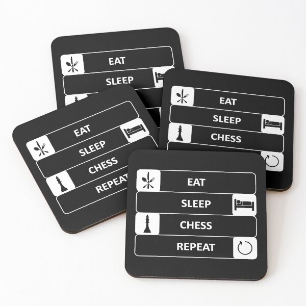 Item preview, Eat Sleep Chess Repeat Hobby Funny designed and sold by AndiHK.