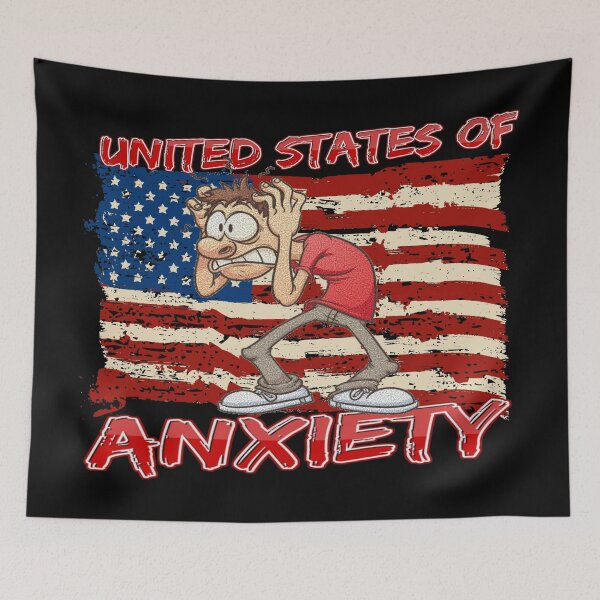 Item preview, United States Of Anxiety designed and sold by Crazy-Leo.