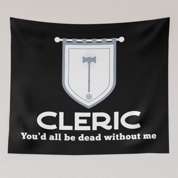 Item preview, Cleric Class Youd All Be Dead designed and sold by KrisSidDesigns.
