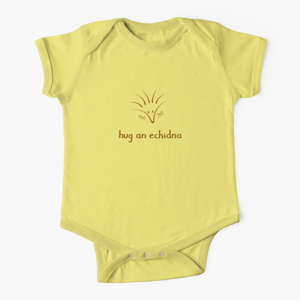 Hug An Echidna - two lof bees Baby One-Piece