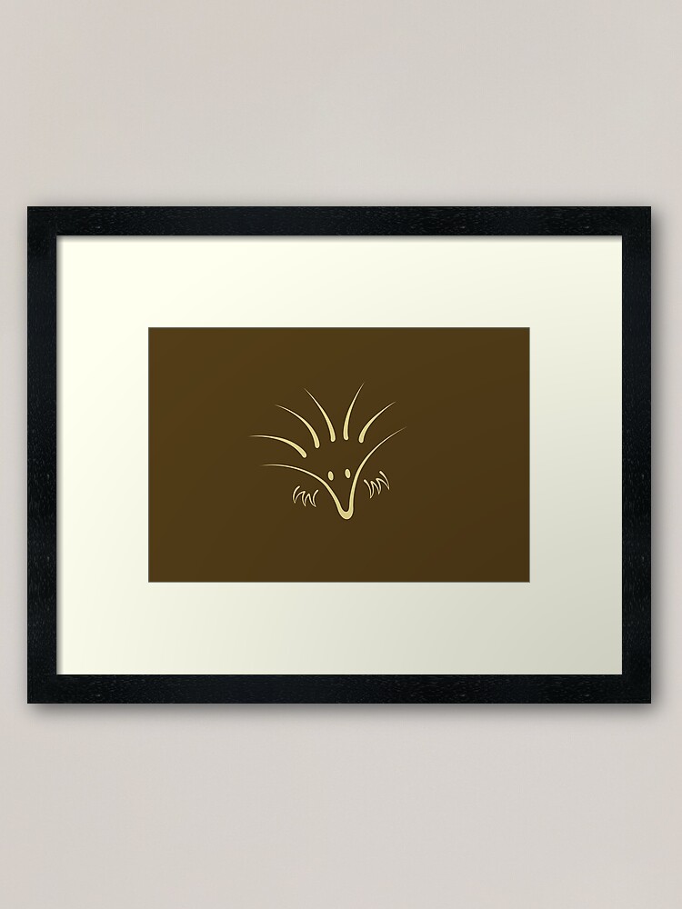 Alternate view of Hug An Echidna - two lof bees Framed Art Print