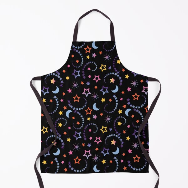 Item preview, Colorful stars and blue moons patterns designed and sold by patternartlover.