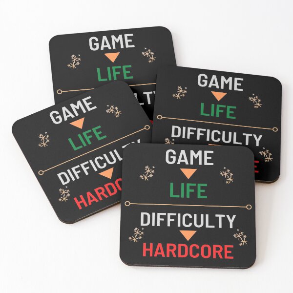 Item preview, Life is a game, with difficulty set as hardcore, Cool Gamer  designed and sold by KashifMohiuddin.