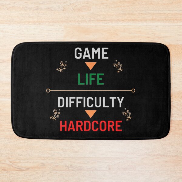 Item preview, Life is a game, with difficulty set as hardcore, Cool Gamer  designed and sold by KashifMohiuddin.